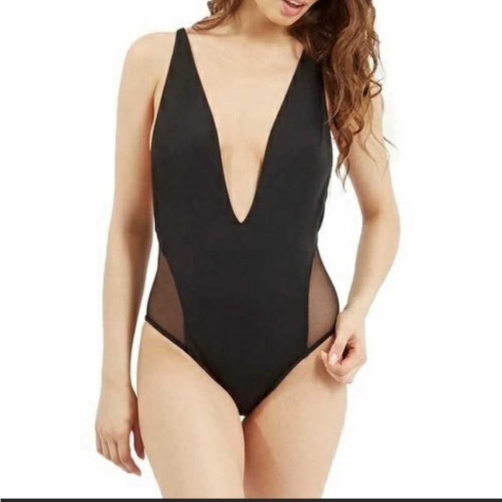 Topshop Mesh Swimsuit NWOT - Picture 2 of 6